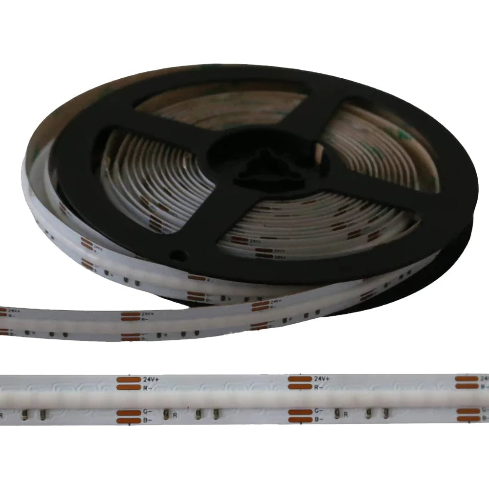 SLD06 Dotless Linear LED RGBW Color Changing 6W/ft COB Strip Lights IP20/IP67 Low Voltage 12mm DC24V Tape Light